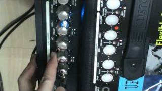 KUSTOM QUAD100DFX COMBO AMP DRIVE SOUNDwmv [upl. by Aydidey196]