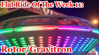 RotorGravitron Rides Information and history  Flat Ride Of The Week 11 [upl. by Airb]