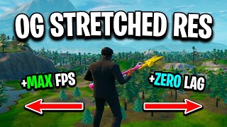 How To Get STRETCHED RESOLUTION in Fortnite OG Best Stretched Resolution [upl. by Bohaty]