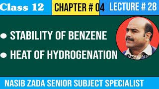 Stability of Benzene Heat of Hydrogenation PASHTO Chemistry Class NASIBZADASSS [upl. by Rochemont]