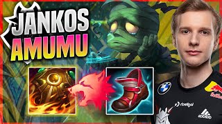 JANKOS TRIES AMUMU WITH NEW REWORK G2 Jankos Plays Amumu JUNGLE vs Nidalee Patch 11 17 Trim [upl. by Thay]