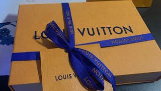 Louis Vuitton “Emilie Wallet” unboxing Christmas Gift from my Husband lv christmas2022 [upl. by Licec]