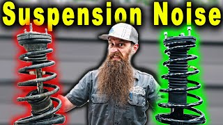 How To Fix a Noisy Suspension  Noise over Bumps [upl. by Gilly]