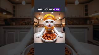 Kitten Angry He Cant Eat Bucket Of Annie Pretzels For Dinner 😂 ai meme AsmrLinaStarOfficial [upl. by Aluk]