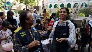 Patting and calligraphy was organized at Masjid Wazir Khan Square kuwaitnews punjabmediakuwait [upl. by Imekawulo]