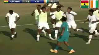 Demifinale UFOA B  Ghana 2 vs Côte dIvoire 1  Résumé de la rencontre [upl. by Calypso]