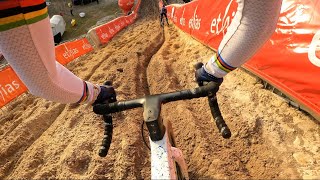 Cyclocross World Cup Zonhoven  GoPro Lap 2023 [upl. by Ellicott]