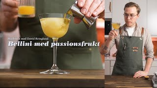 Mocktails med David Kringlund – Bellini med passionsfrukt [upl. by Edyaj709]