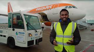 easyJet leads first hydrogen refuelling trial at a major UK airport [upl. by Palermo]