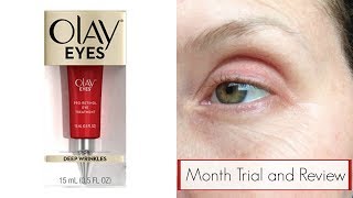 Olay Eyes ProRetinol Eye Treatment  Trial amp Review [upl. by Dachy181]