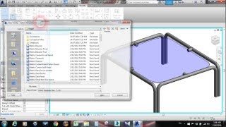 Parametric Curved Table With Glass PanelTable 3  Revit Families [upl. by Kanal]