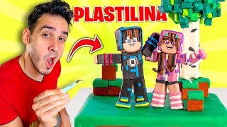 HAGO CON PLASTILINA A SANDRA Y HAROLIN ESTILO MINECRAFT  PIRULAND  HaroldArtist [upl. by Rabma]