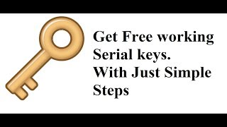 How to get free Serial Keys for any Software [upl. by Attenrad285]