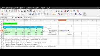Ejercicio de hoja de cálculo [upl. by Lledal]