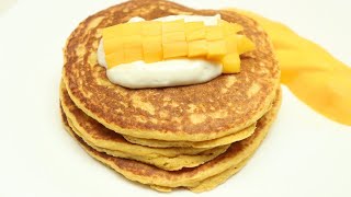 Estos HOTCAKES DE AVENA Y MANGO Te Van a Encantar [upl. by Tut]