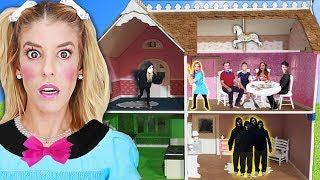 24 Hours inside a Dollhouse Escape Room in Real Life Game Master vs Quadrant Battle Royale [upl. by Chien291]