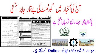 Latest Jobs in Pakistan 2024  FBR Govt Sindh Jobs  Pakistan jobs 286 [upl. by Heim694]