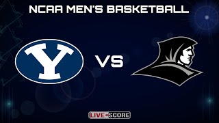 Providence vs Brigham Young  NCAA Mens Basketball Live Scoreboard [upl. by Esinal851]