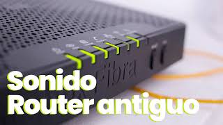 📳 EFECTO DE SONIDO Modem o ROUTER antiguo de 56kb ▪ old router or modem sound effect [upl. by Naujak]