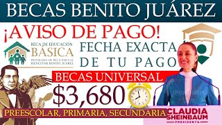 🚨📢 Urgente¡¡ ✨📢 ¡Día de tu depósito FECHA EXACTA PAGO Becas Benito Juárez 2024 REGISTRA A TUS HIJOS [upl. by Yllod]