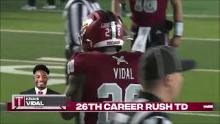 Kimani Vidal Troy RB vs South Alabama 2023 [upl. by Stephanie418]