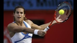 Justine Henin v Amelie Mauresmo  Dubai 2007 Final Highlights [upl. by Samella738]