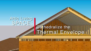 Gain Attic Living Space with Cathedralized Roof Insulation [upl. by Adaha]