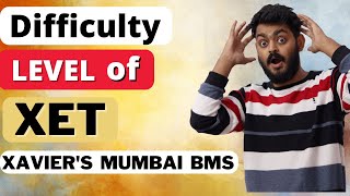 Difficulty level of XET  Xaviers entrance test BMS for Xaviers Mumbai [upl. by Rozek452]