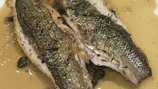 White Bass In A Marsala Cream Sauce [upl. by Atilol158]