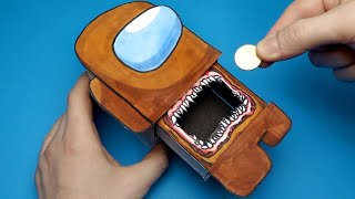 4 AMONG US Transformations ARTS amp PAPER CRAFTS tutorial [upl. by Akeem]