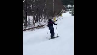 Charlie Slo Mo 01092024 v3 skiing [upl. by Renmus]