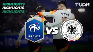 HIGHLIGHTS  Francia 02 Alemania  Amistoso Internacional  TUDN [upl. by Ailehs125]