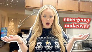 VLOGMAS DAY 9 Emergency Christmas Apartment Makeover [upl. by Roxanne]