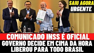 SAIU AGORA EM PLENA NOITE DE SÃBADO COMUNICADO IMPORTANTE PARA OS APOSENTADOS E PENSIONISTAS [upl. by Hurwit299]