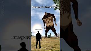 Snoop Dogg vs Beast Titan attackontitan snoopdogg aot beasttitan vrchat cwalk [upl. by Trout]