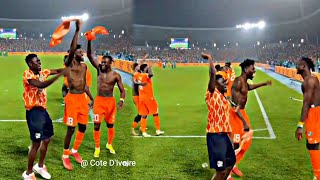 Ivorian celebration after trashing Senegal out of AFCON 2024 [upl. by Zacks676]