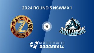 2024 NSWDL R5 Mixed Div 1 Alpine Avalanche vs Zetland Zodiacs [upl. by Atekal]