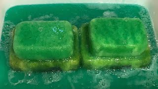 THICK LAUNDRY SOAP • ODDLY SATISFYING SPONGES SQUEEZING • SUDSY RINSING 🦠🦠 [upl. by Neicul]