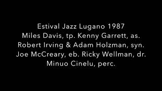 Miles Davis Groupe at Lugano Jazz Festival 1987 [upl. by Eanal]