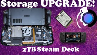 How To Upgrade The SSD For Your Steam Deck  64GB to 2TB [upl. by Fleece140]