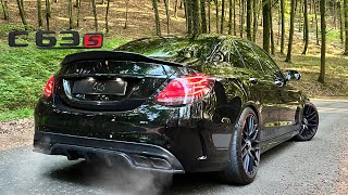 C63s AMG EDITION 1  Pure SOUND acceleration ABSOLUTELY CRAZY LOUD⚠️🏁 [upl. by Lexie]