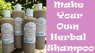 Make Your Own Herbal Shampoo [upl. by Hueston]