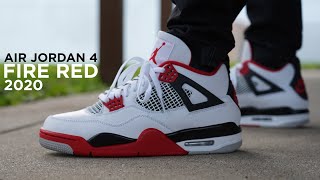 Air Jordan 4 Fire Red 2020 Review [upl. by Aelc]