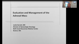 Evaluation and Management of the Adnexal Mass [upl. by Attenaej330]