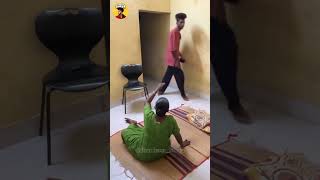 🤯இந்த வீட்ல பேய் இருக்கா💀⁉️ shorts funnyprank prankstersurya [upl. by Ashling]