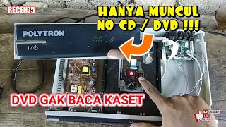 DVD player tidak bisa membaca cd memutar kaset dvd [upl. by Deerc]