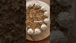 Recept na narozeninový ořechový dort v komentářích 🎂 dort cake recept recepty narozeniny [upl. by Sherwin]