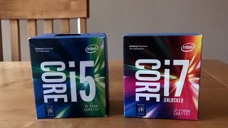 New PC Setup  I57400 Vs I77700K  Part 2 [upl. by Mortensen]