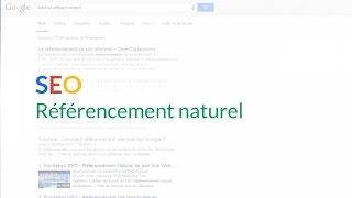 Tutoriel SEO  SEO Référencement naturel [upl. by Jen]