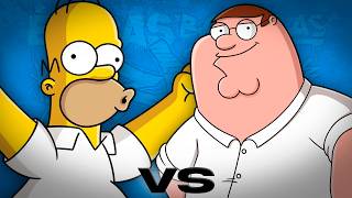 Homer Simpson vs Peter Griffin Épicas Batallas de Rap del Frikismo  Keyblade ft Zarcort [upl. by Amie]